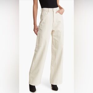 Frame High Rise Baggy Cargo Jeans, 26